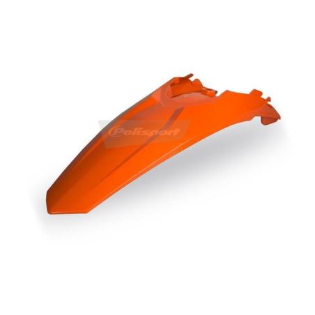 POLISPORT 8595400007 : Guardabarros trasero POLISPORT naranja KTM