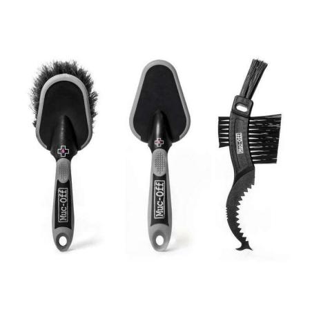 MUC-OFF 220 : Kit de 3 cepillos MUC-OFF Premium (220)
