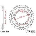 JT SPROCKETS JTR2012.42 : Corona JT 2012 de acero con 42 dientes