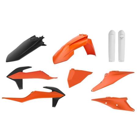 POLISPORT 91015 : Kit de plásticos POLISPORT color OEM - KTM EXC/EXC-F