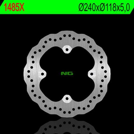 NG BRAKE DISC 1485X : Disco de freno NG BRAKES ondulado fijo