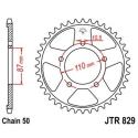 JT SPROCKETS JTR829.47ZBK : Corona JT 829 de zinc negro con 47 dientes