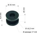 TOURMAX GRM-118/10 : Silentblock Honda CRF250R 04-08/depósito 18334-ML3-680 GRM-118/10 (Juego de 10)