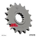 JT SPROCKETS JTF579.17RB : Piñón con goma anti-ruido JT SPROCKETS acero 579 - 530