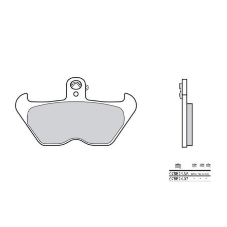 BREMBO 07BB24LA : Pastillas de freno sinterizadas Brembo 07BB24LA