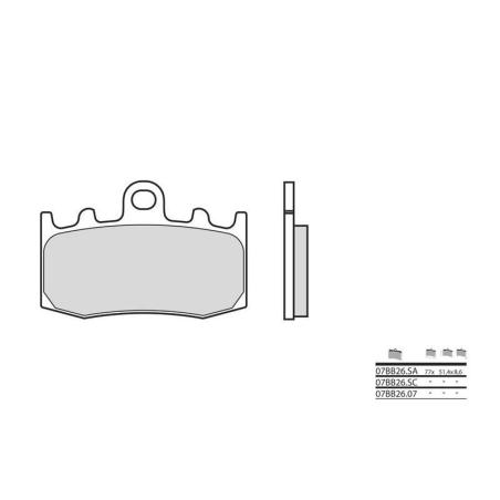BREMBO 07BB26LA : Pastillas de freno sinterizadas Brembo 07BB26LA