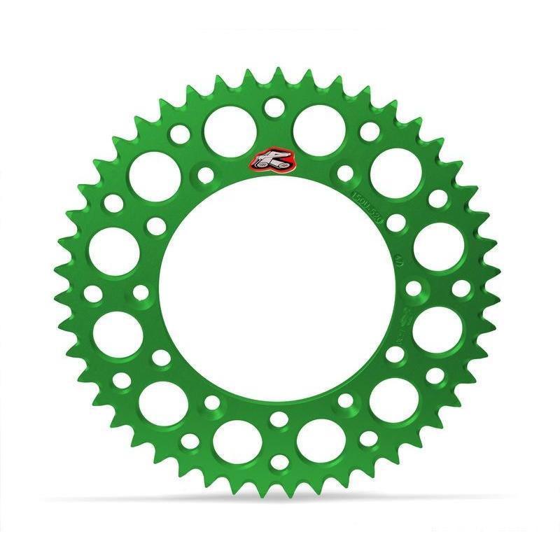 RENTHAL 112U-520-51GEGN : Corona RENTHAL aluminio ultraligera autolimpiable 112U - Paso 520