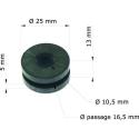 TOURMAX GRM-104/10 : Silentblock Honda CR125R '98-99/Radiador 61103-430-000 GRM-104/10 (Juego de 10)