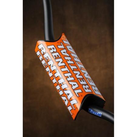 RENTHAL P276 : Protector/Morcilla de manillar sin barra superior equipo oficial Renthal naranja P276