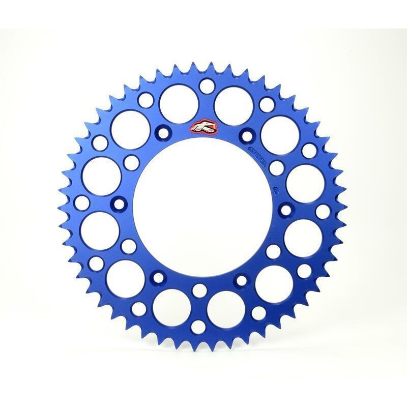 RENTHAL 224U-520-50GPBU : Corona RENTHAL aluminio ultraligera autolimpiable anodizada HA - Paso 520