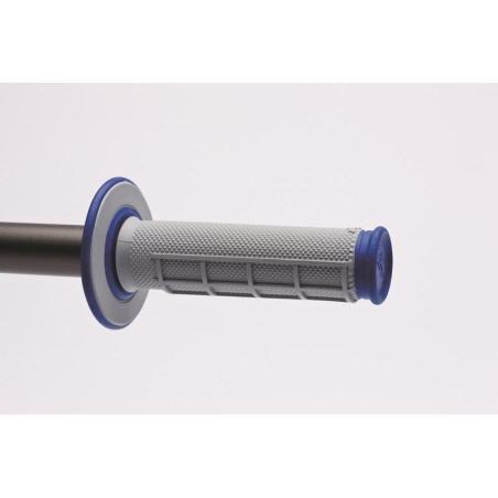 RENTHAL G157 : Puños Renthal Dual MX medio cuadradillo blando azul G157