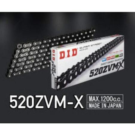 D.I.D 4525516469210 : Cadena D.I.D 520ZVM-X X-Ring - Paso 520