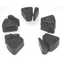 TOURMAX RWD-107 : Silentblock de rueda trasera XRV750 Honda juego de 5 RWD-107 (Juego)