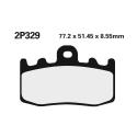 NISSIN 2P-329ST : Juego pastillas de freno NISSIN 2P329ST Del. BMW