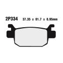 NISSIN 2P-334ST : Juego pastillas de freno traseras Nissin Honda Forza / SH Scoopy