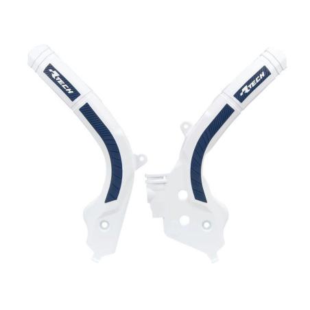 RACETECH R-PRTKTMBNBL1 : Protector de Chasis Bi-Material RACETECH Blanco / Azul