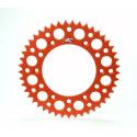 RENTHAL 224U-520-47GPOR : Corona RENTHAL aluminio ultraligera autolimpiable 224U - Paso 520
