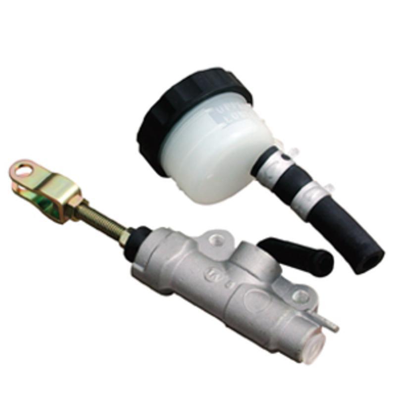 NISSIN MCR 1/2ATV : Bomba de freno trasera NISSIN Ø12 Plata 49mm