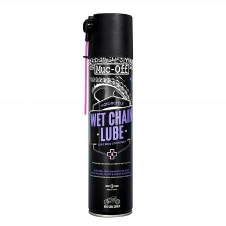 MUC-OFF  : MUC-OFF Lubricante para cadenas húmedas - Spray 400 ml x12