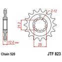 JT SPROCKETS JTF823.16 : Piñón JT 823 de acero con 16 dientes