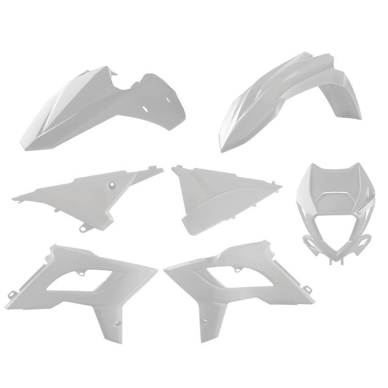 POLISPORT 91086 : Kit de plásticos POLISPORT blanco - Beta RR 2T/4T