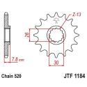 JT SPROCKETS JTF1184.18 : Piñón JT 1184 de acero con 18 dientes