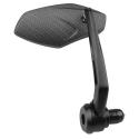 V PARTS PT94655 : Retrovisor derecho universal V PARTS al puño carbon look (No homologado)