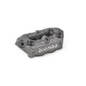 BREMBO 920.B690.07 : Pinza de freno BREMBO M4 delantero izquierdo gris Ø32mm