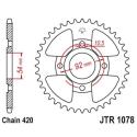 JT SPROCKETS JTR1078.60 : Corona JT 1078 de acero con 60 dientes