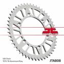 JT SPROCKETS JTA808.52BLK : Corona JT Aluminio negro JT 808 con 52 dientes