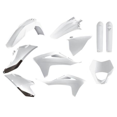 POLISPORT 91027 : Kit de plástica POLISPORT blanco Gas Gas EC