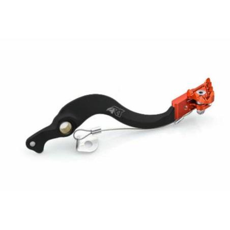 ART ASB-167BKC-ORANGE : Pedal de freno Xtrem ART negro naranja