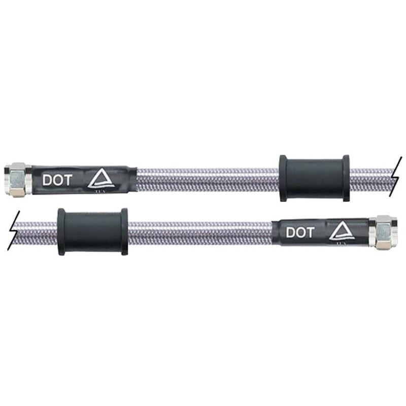 VENHILL 3H0425-CL : Latiguillo metálico transparente Venhill 425mm tuercas cromadas