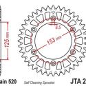 JT SPROCKETS JTA210.51BLK : Corona JT Aluminio negro JT 210 con 51 dientes