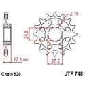 JT SPROCKETS JTF748.15 : Piñón JT 748 de acero con 15 dientes