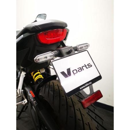 V PARTS C8-SPH036 : Portamatriculas V PARTS negro - Honda CB650R