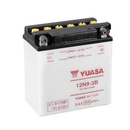 YUASA 12N9-3B (CP) : Batería YUASA 12N9-3B Combipack (con electrolito)