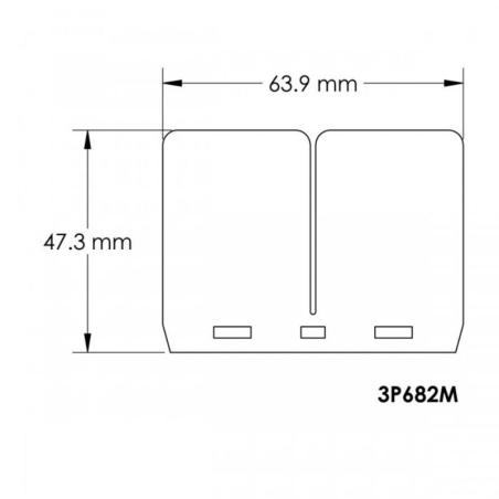 V-FORCE 3P682M : Láminas  de carbono para caja de láminas V-Force 3R