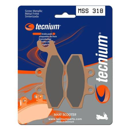 TECNIUM MSS318 : Pastillas de freno Tecnium MSS318 Sinterizadas