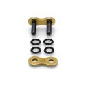 D.I.D 4525516321976 : Enganche de cadena DID 520VX3 - Oro Tipo remache