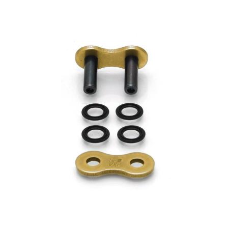 D.I.D 4525516321976 : Enganche de cadena DID 520VX3 - Oro Tipo remache