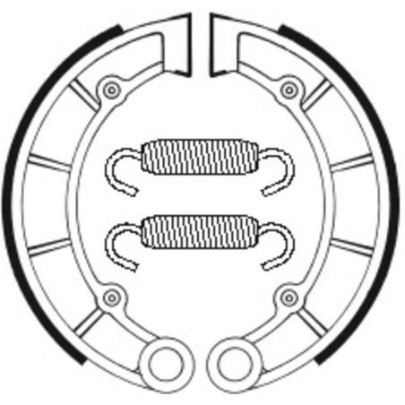 TECNIUM BA197 : Zapatas de freno Tecnium BA197
