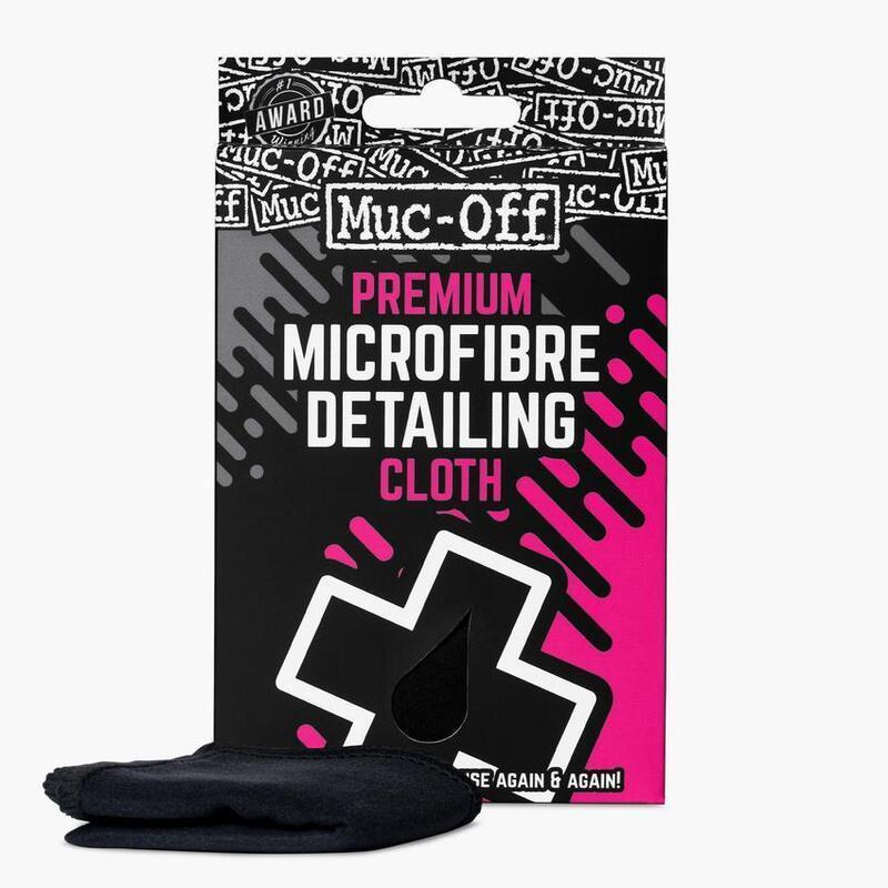 MUC-OFF 20344 : Paño de microfibra MUC-OFF Premium, especial para casco y pantalla