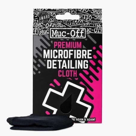 MUC-OFF 20344 : Paño de microfibra MUC-OFF Premium, especial para casco y pantalla