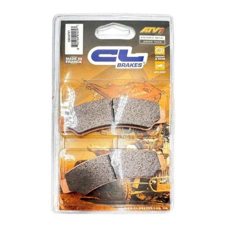 CL BRAKES 1261ATV1 : Pastillas de freno CL BRAKES ATV sinterizadas - 1261ATV1