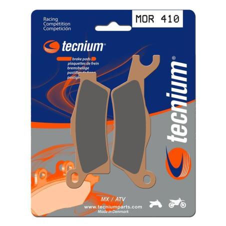 TECNIUM MOR410 : Pastillas de freno Tecnium MOR410 Sinterizadas racing