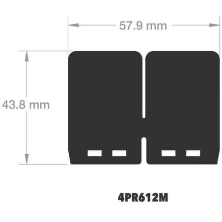 V-FORCE 4PR612M : Láminas  de carbono para caja de láminas V-Force 4R