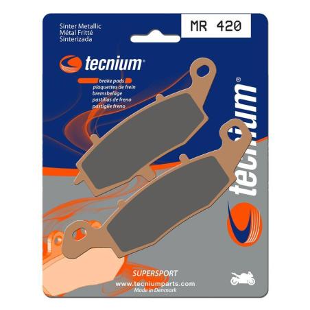 TECNIUM MR420 : Pastillas de freno Tecnium MR420 Sinterizadas