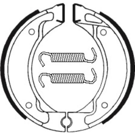 TECNIUM BA050 : Zapatas de freno Tecnium BA050