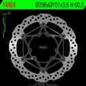 NG BRAKE DISC 1489X : Disco de freno NG BRAKES ondulado flotante